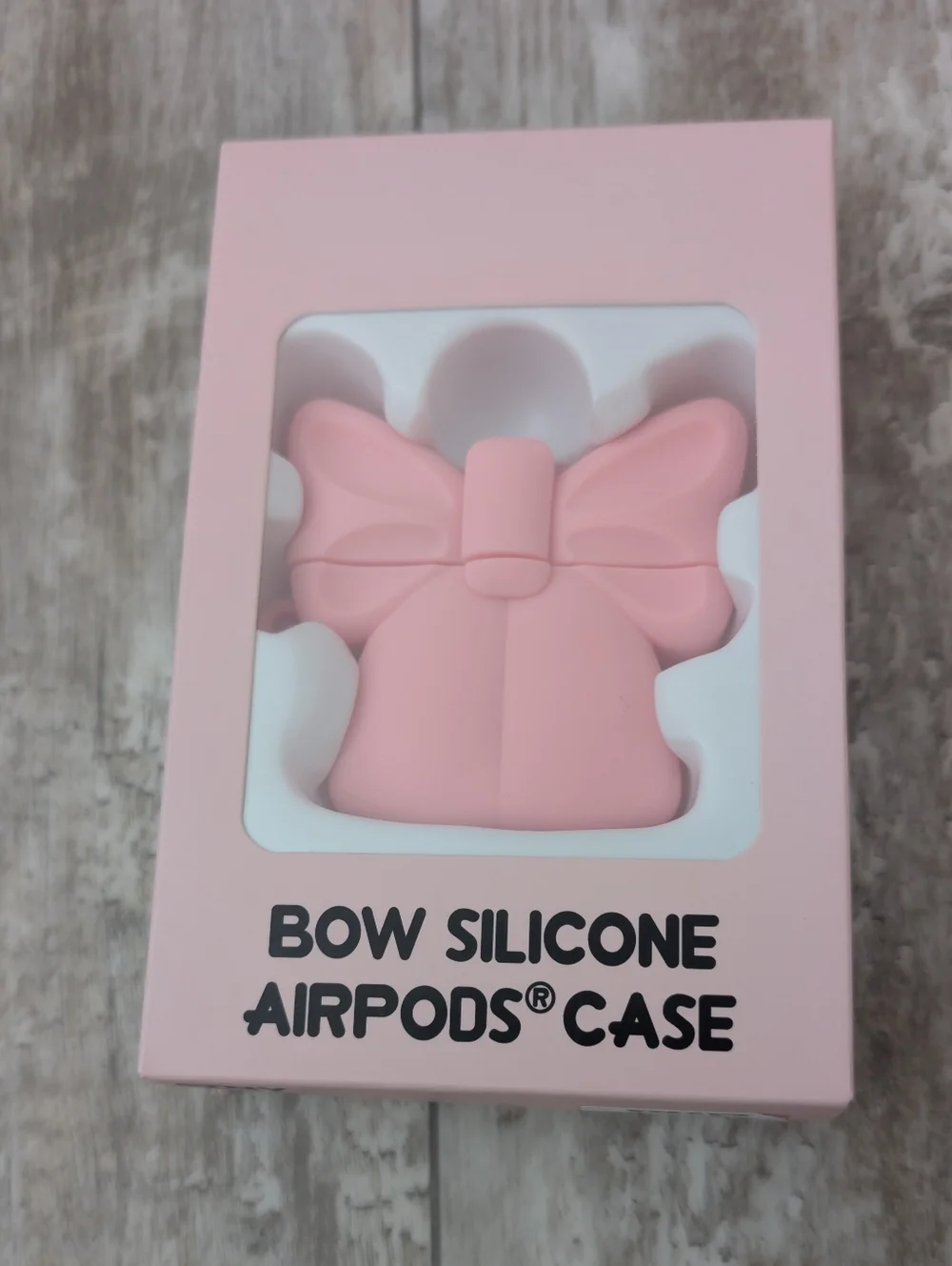Tilly's Pink Bow Silicone AirPods Case